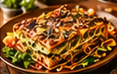 Lasagnes chèvre-épinards